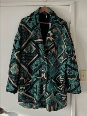 Free People Southwestern Coat